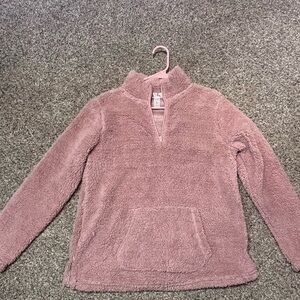 Just Be Plush Pink Sherpa Jacket